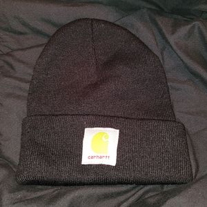 NEW Never Used Black Carhartt Beanie